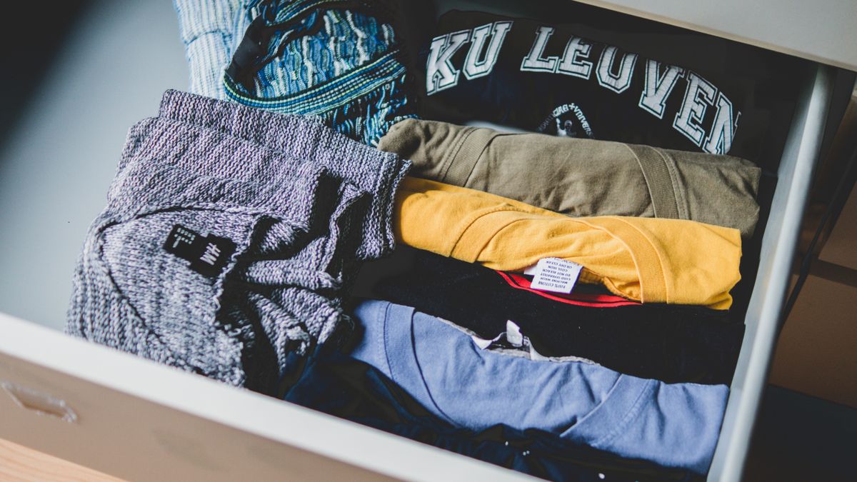Peça de roupa lavada e vestível